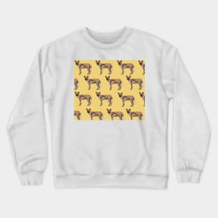 Amazing Painted Dog Crewneck Sweatshirt